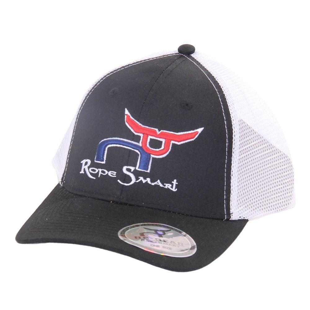 Rope Smart's Black Red and Blue Snapback Trucker Cap