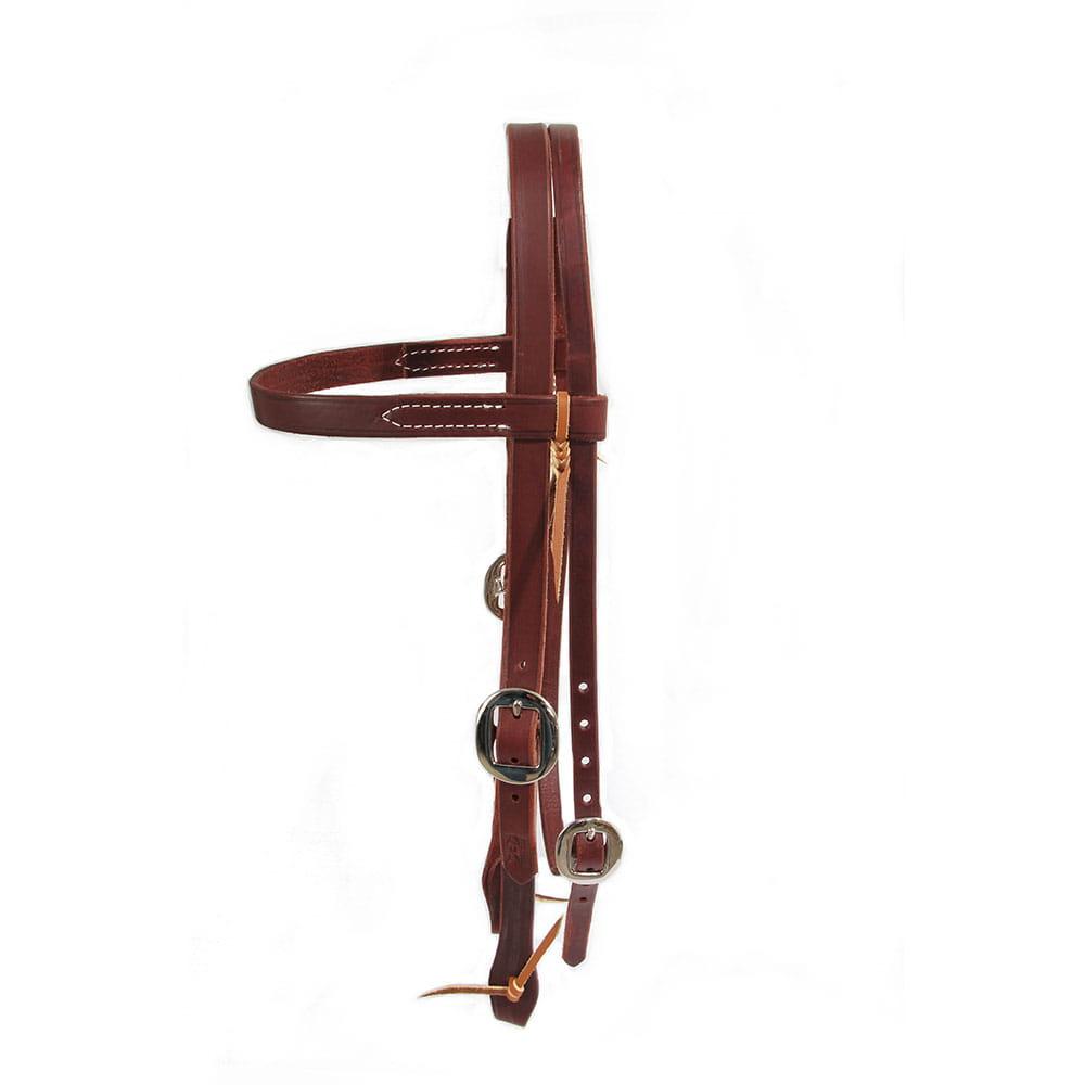 San Saba Equine Working Tack Latigo Headstall