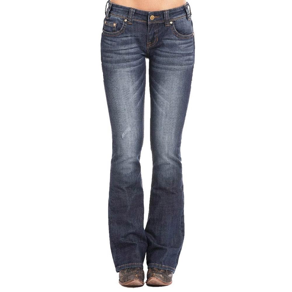 womens dark jeans