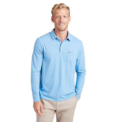 Vineyard Vines Men's Long Sleeve Solid Edgartown Polo