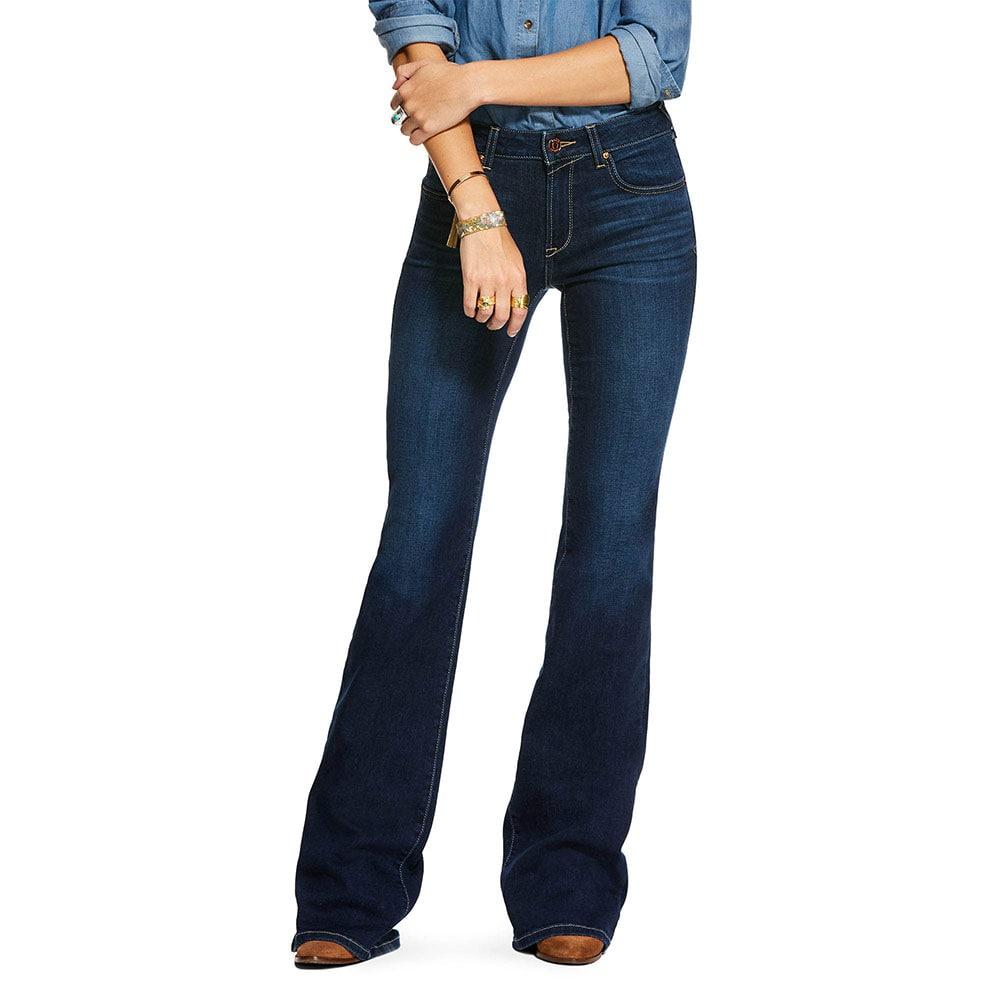 womens stretch flare jeans