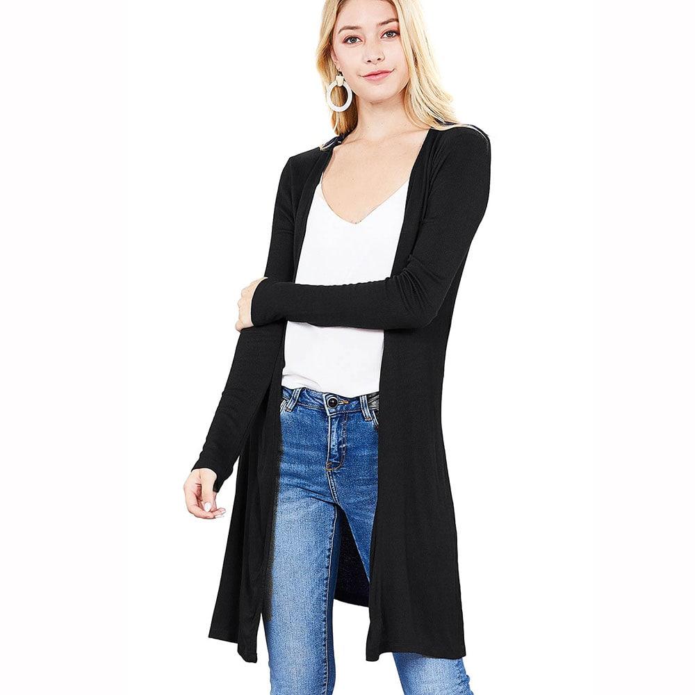 women's long sleeve cardigan