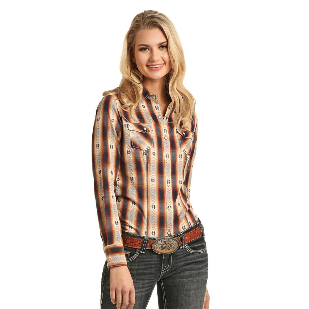 rock-and-roll-denim-women-s-red-plaid-long-sleeve-shirt