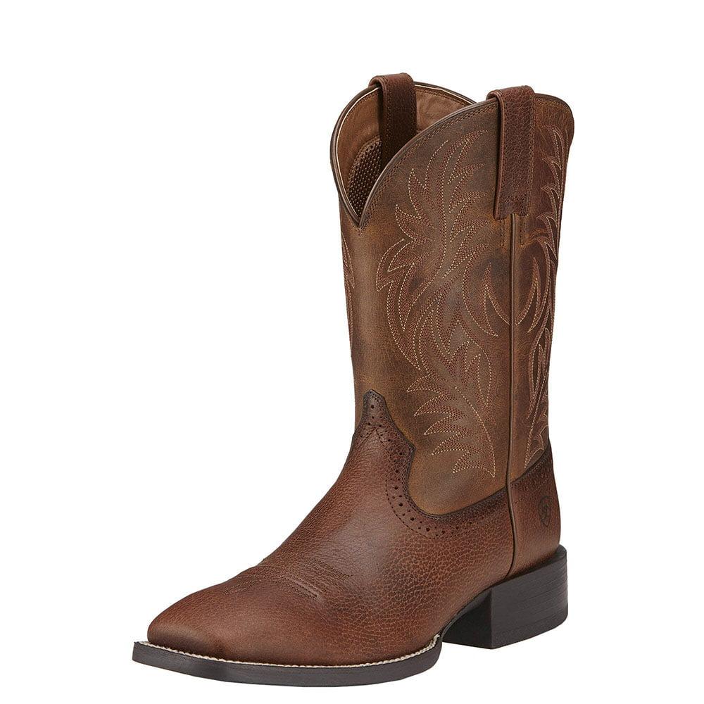 Ariat Men's Brown Wide Square Toe Western Boots