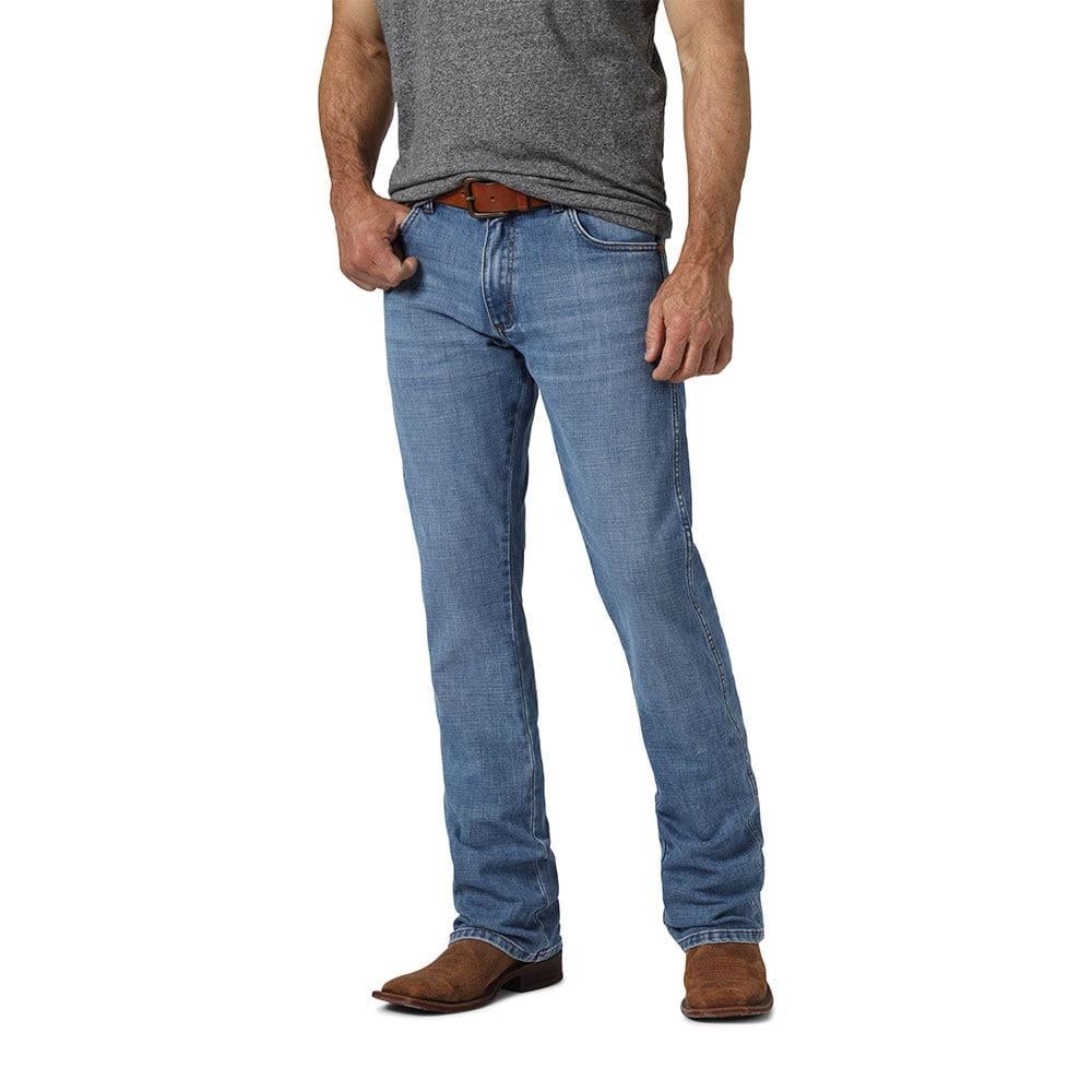 wrangler slim boot mens jeans