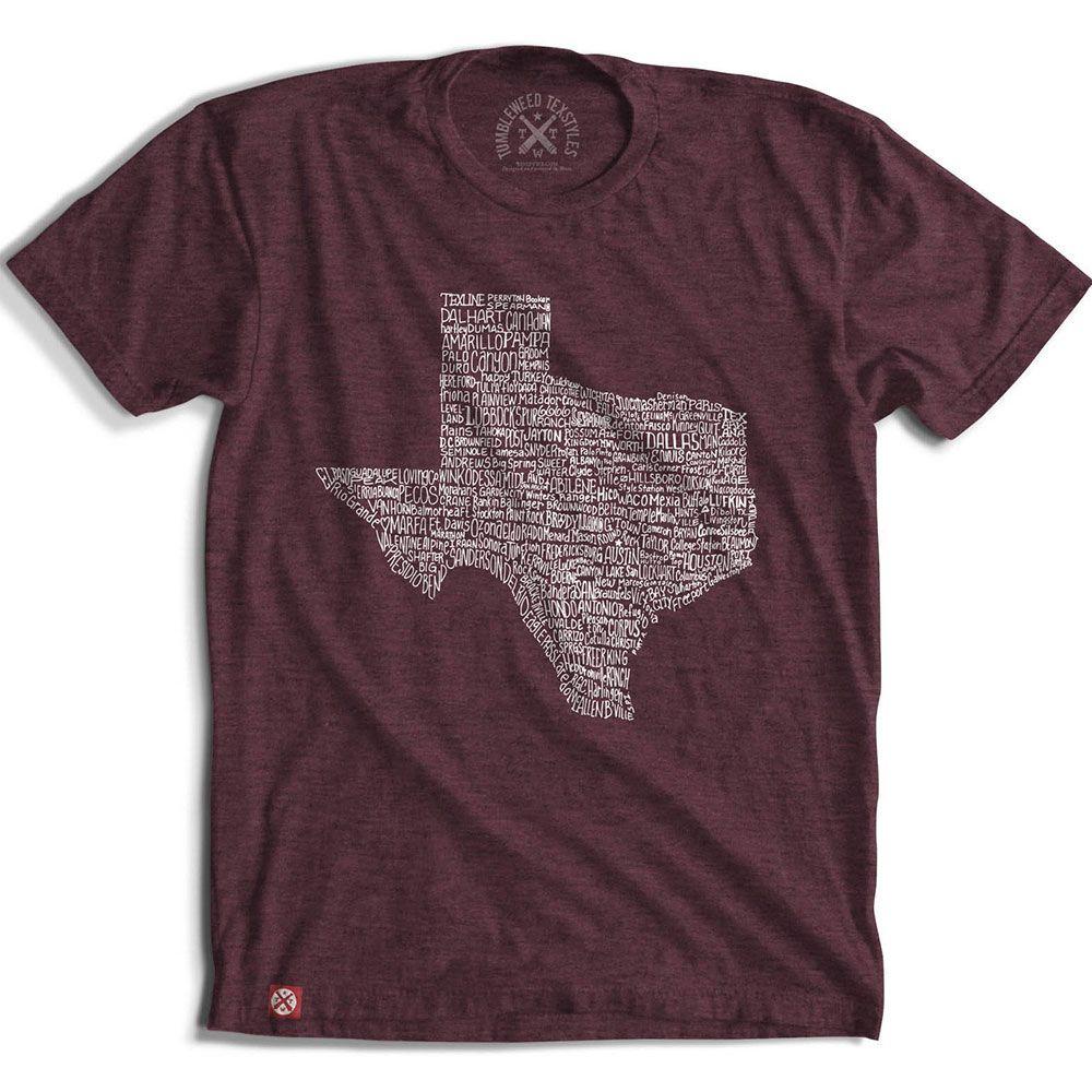 Tumbleweed Men's Texas Towns T-Shirt