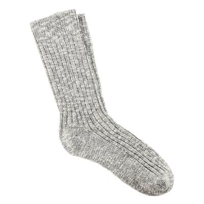 Birkenstock Women's Grey Slub Socks