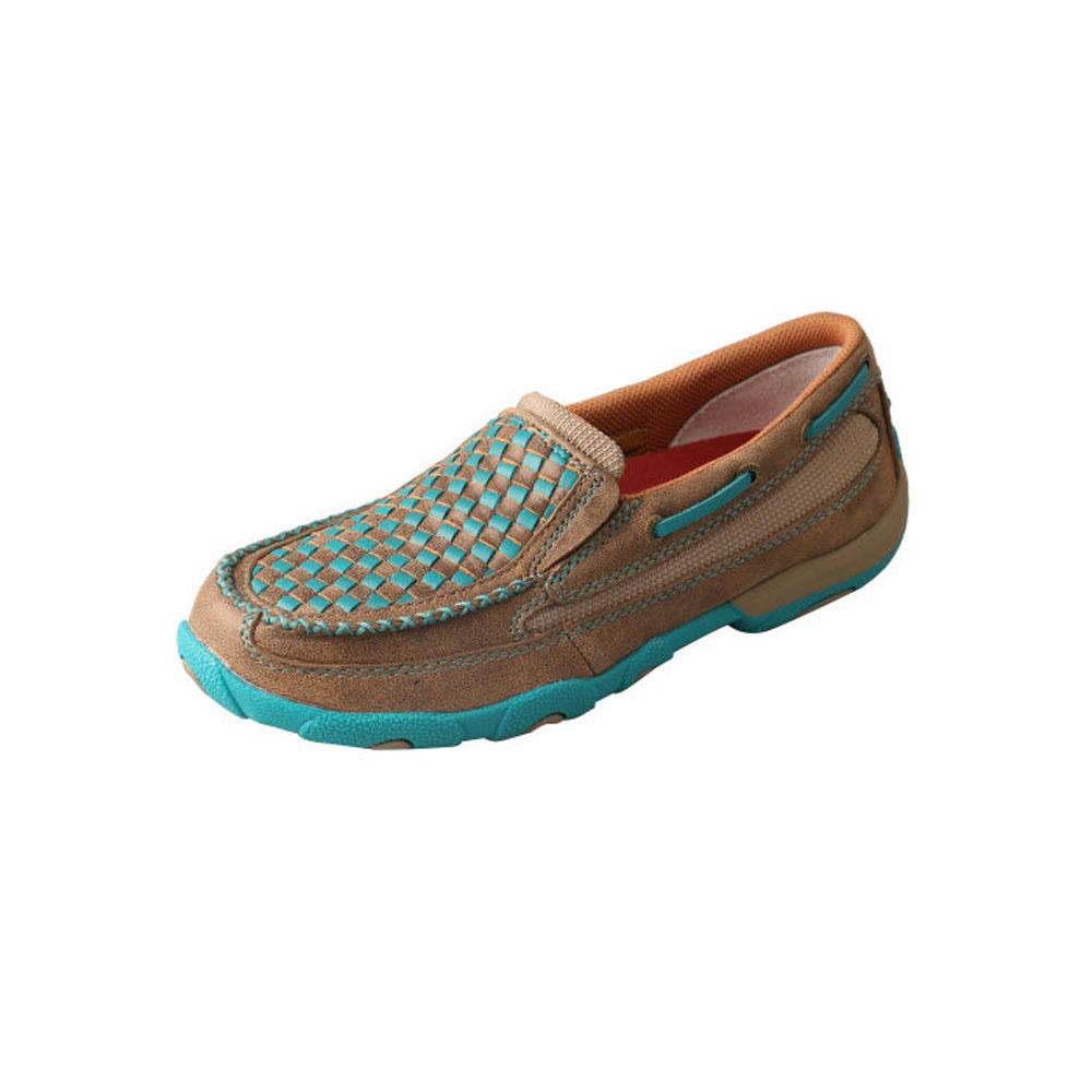 turquoise moccasins