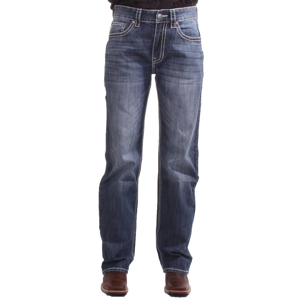 Rock & Roll Men's Double Barrel Straight Relaxed Jean