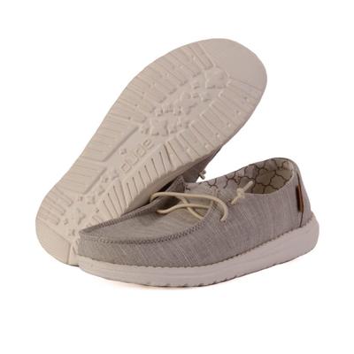 Hey Dude Youth White Wendy Linen Shoes