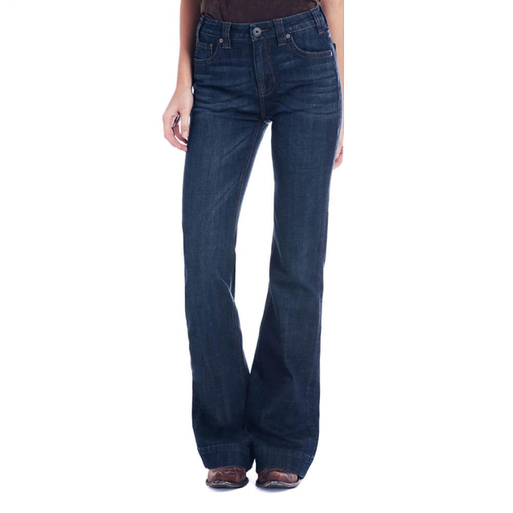 Rock&Roll Women's High Rise Trouser Jeans