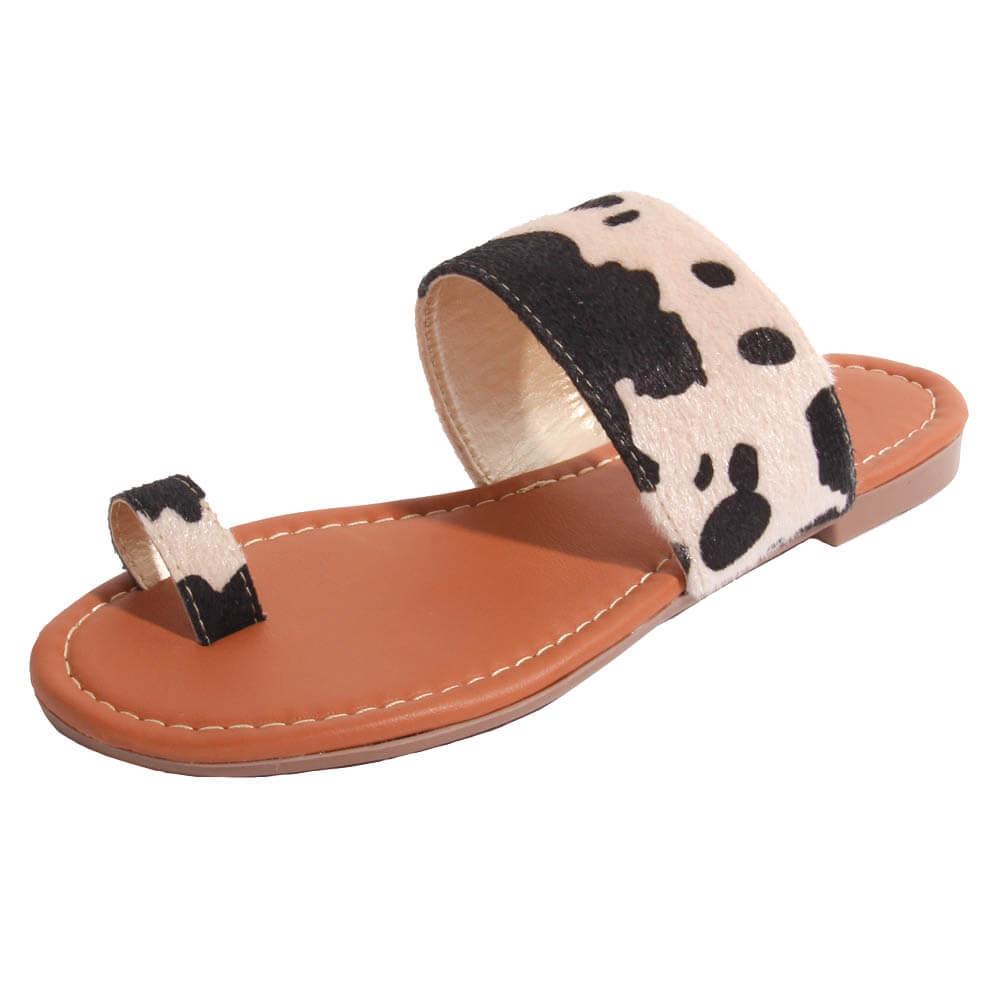 Women's Lulu Cow Print Sandals