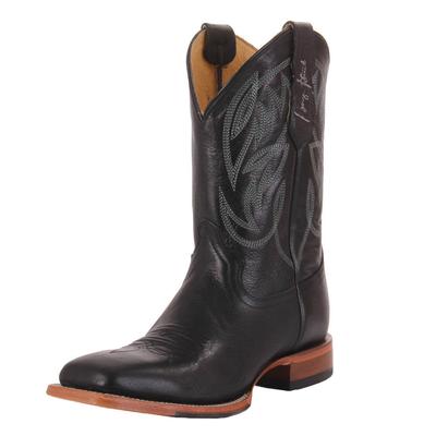 Justin Men's Black George Straight Western Boots