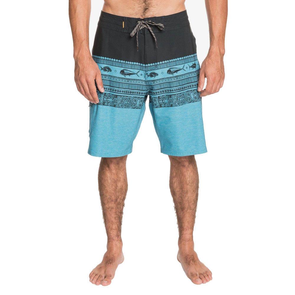 Quicksilver Men's Waterman Angler Triblock Beach Shorts