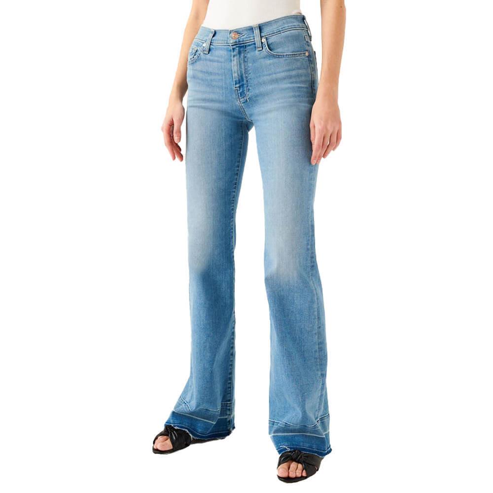 7 For All Mankind Women's Dojo Released Trouser Jeans