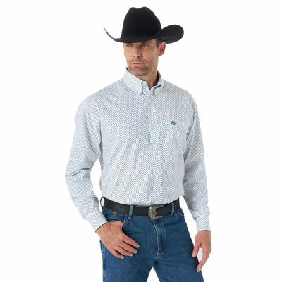 Wrangler Men's George Strait Single Pocket Long Sleeve