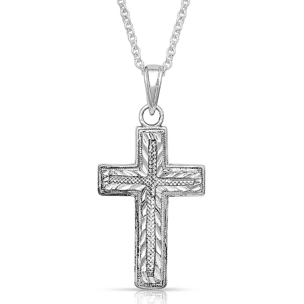 Montana Silversmith's Captured in Faith Cross Necklace