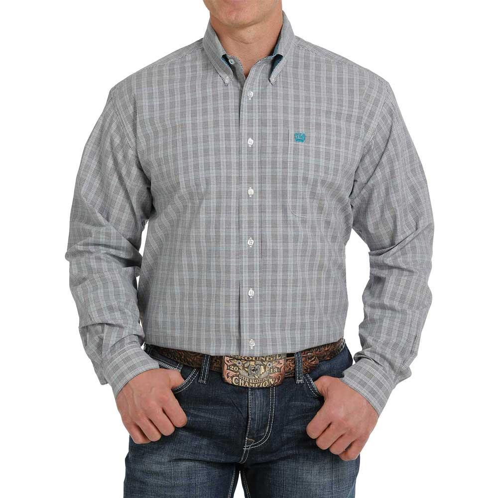 Cinch Men's Gray Scale Classic Fit Button Down