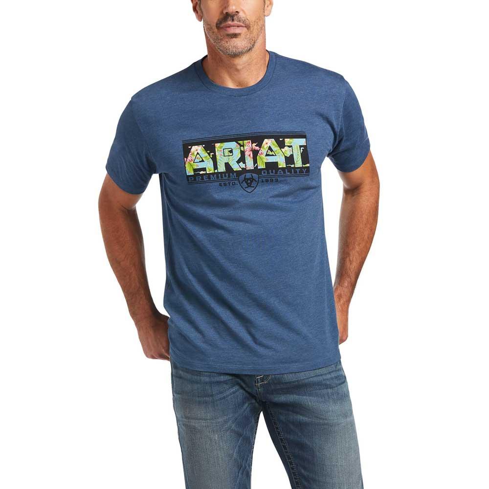 Ariat Men's Sailor Blue Hibiscus T-Shirt