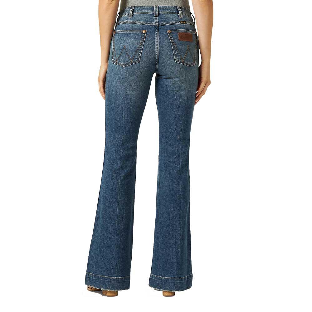 Wrangler Womens High Rise Slim Fit Cowboy Cut  Cold Cactus Inc