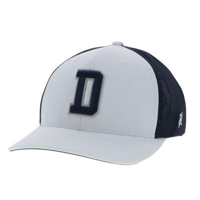 Dallas Cowboys HOOey Leather Texas Patch Trucker Snapback Hat - Tan/White