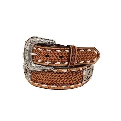 Nocona Men's Belt - Feather/Blue/White – W Western Texas