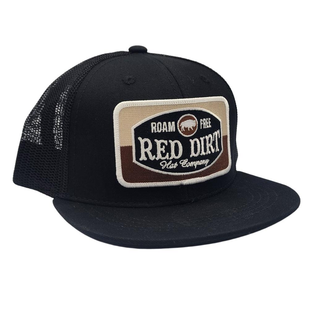 Red Dirt Hat Company 3D Direct Stitch Red White Rope Cap