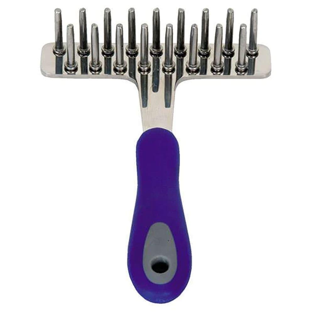 Weaver Leather Mini Fluffer Comb - Purple