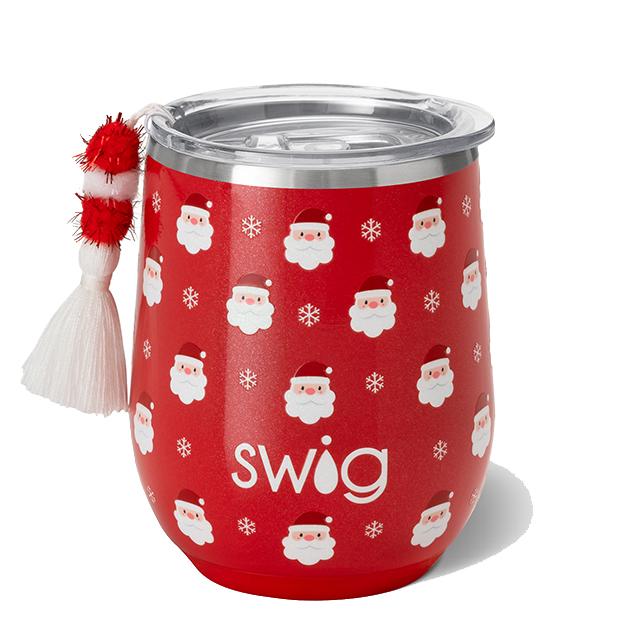 Swig : Santa Paws Stemless Wine Cup (14oz)