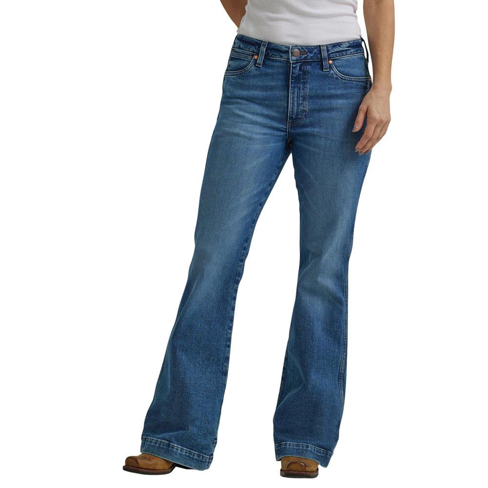 Wrangler Women's High Rise Retro Flare Helen Jeans