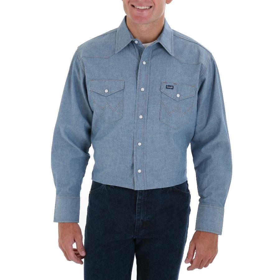 wrangler 100 cotton work shirts