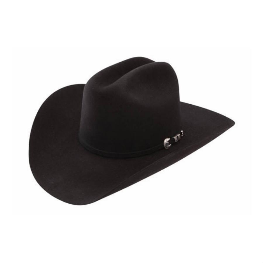 Stetson Bar None 4X Black Felt Cowboy Hat