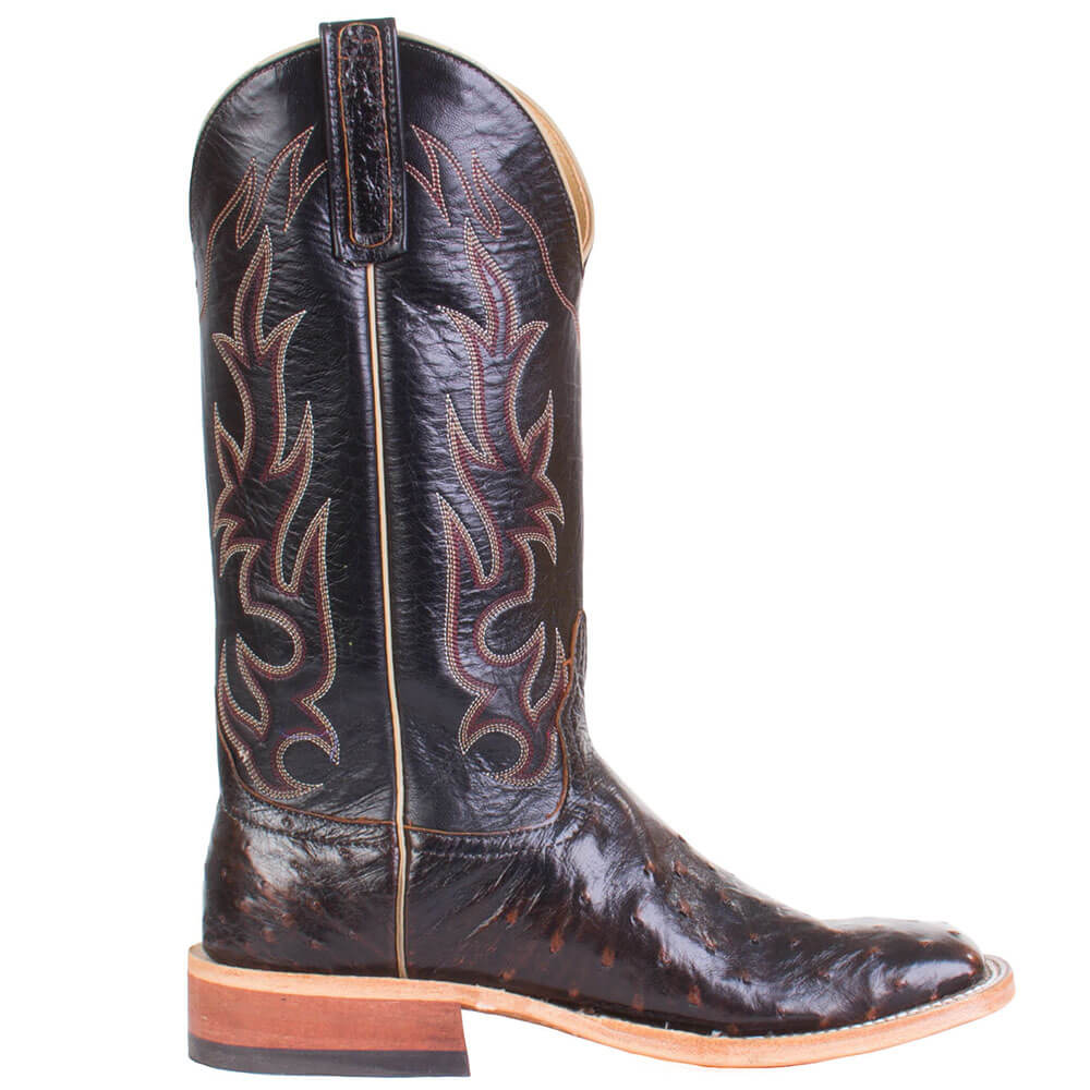 anderson bean black full quill ostrich boots