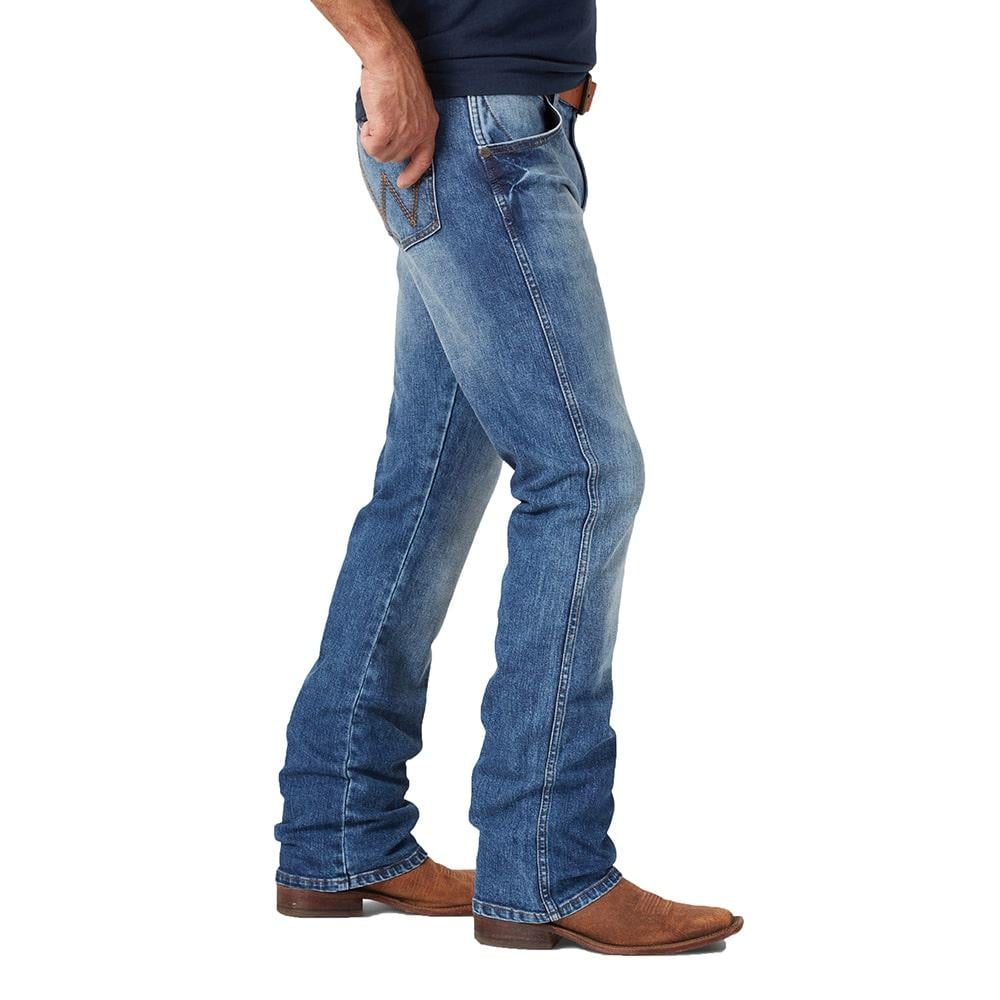 mens wrangler slim fit bootcut jeans