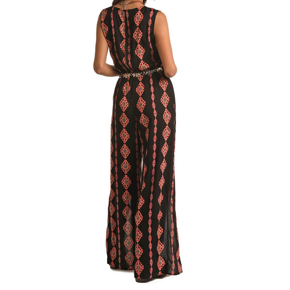  Rock  Roll Women s Wide Leg Jumpsuit 