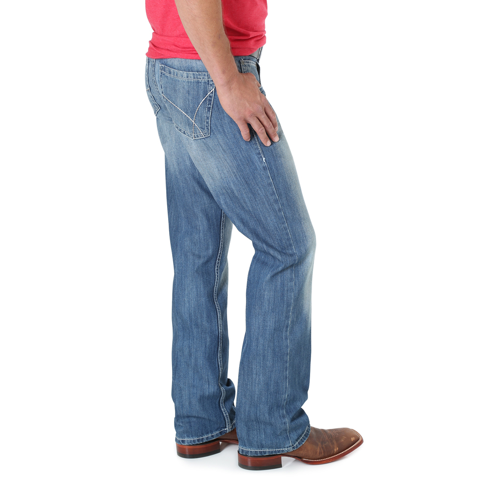 Wrangler Mens Vintage Boot Cut Jeans